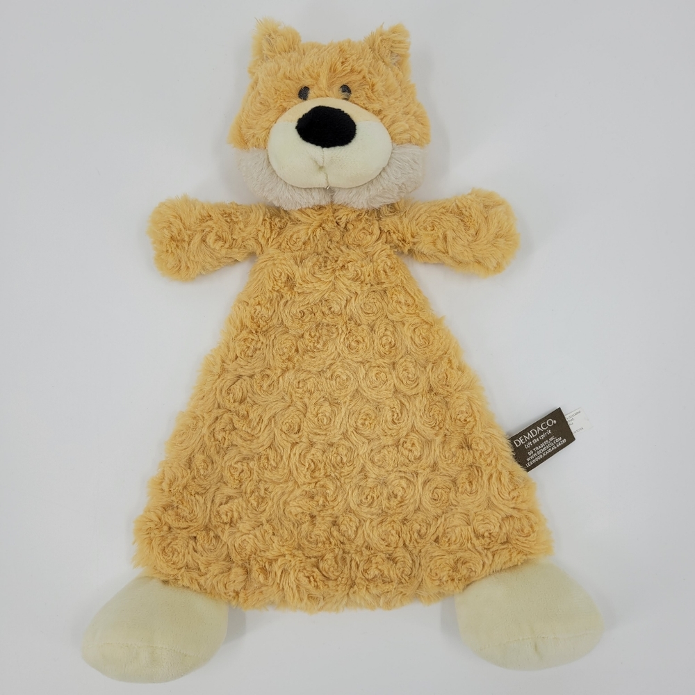 Demdaco Fox Lovey Plush Security Blanket Fitzgerald Swirl Woodland Lovie